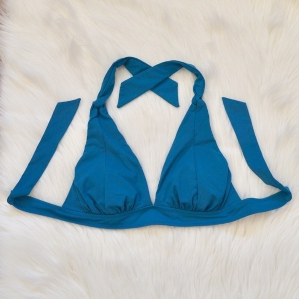 Lands End Halter Tie Bikini Top‎ | Size 2